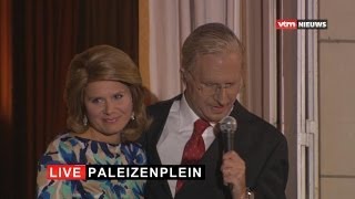 Koning Filip houdt een spontane toespraak  Tegen de Sterren op  VTM [upl. by Thalassa]