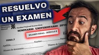 Así de DIFICIL es un examen para ACCEDER a la UTN [upl. by Ahar]