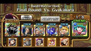 OPTC Brook amp Sugar vs Colo Gyukimaru F2P subs [upl. by Derwood]