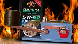 Penrite Enviro 5W30 Full Synthetic Test olejów silnikowych 100°C Piotr Tester [upl. by Ronoel271]