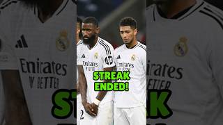 Real Madrids unbeaten streak ends at home shorts football realmadrid championsleague [upl. by Michelle398]