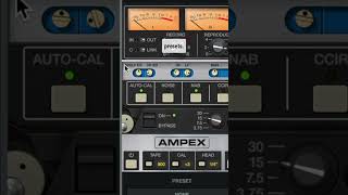 Exploring presets on the Ampex ATR 102 Master Tape Machine Extension in Luna DAW mixinglessons [upl. by Mali]