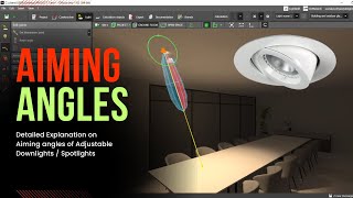 How to Perfectly Aim and Adjust Your Adjustable Downlights in DIALux Evo [upl. by Allcot]