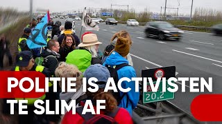 Blokkade Extinction Rebellion mislukt A10 niet geblokkeerd [upl. by Lewin66]