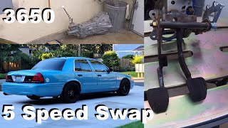 How To 5 speed Swap a Crown Vic From Scratch Part 1 The Pedal Assembly Full Detail [upl. by Senga401]