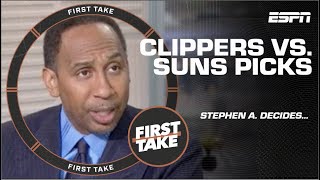 Clippers BENCH or Suns STARTERS Stephen A decides 👀  First Take [upl. by Tapes]