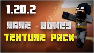 How To Install Bare  Bones Texture Pack in Minecraft 1202 2023 [upl. by Rupert199]