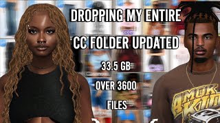 DROPPING MY ENTIRE CC FOLDER UPDATED [upl. by Swagerty]