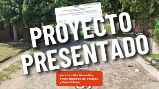 Proyectos de Ordenanzas para pavimentar calles en Barrio Almafuerte [upl. by Denyse]