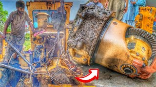 Repairing Process of Cat 140g Motor Grader Broken Differential Gear [upl. by Umeh415]