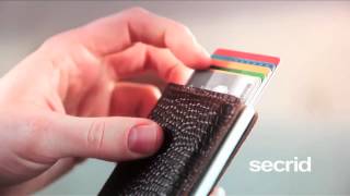 SECRID Card protector review  Slim Wallet Junkie [upl. by Arbma658]