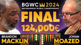 Backgammon World Championship 2024  FINAL Monte Carlo [upl. by Hwu]