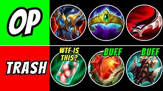 Wild Rift ITEM TIERLIST Patch 50 [upl. by Yarod151]