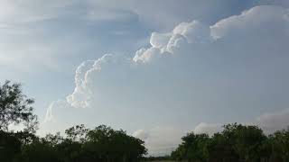 texas cumulonimbus and pileus clouds [upl. by Jinny]