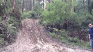 Nissan patrols GQ tb42 td42 rd28 turbo landcruiser 100 mud hill climb neerim south vic offroad [upl. by Nilya]