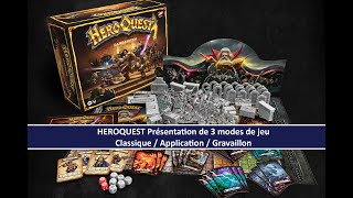 HEROQUEST  Présentation de 3 modes de jeu [upl. by Erasme128]