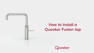 How to install a Quooker Fusion tap [upl. by Artinad800]