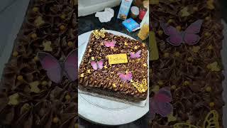 Brownie Cake subscribelikeyoutubeshortsshortsfeedtrendingviralcakedecorationchcolatecake [upl. by Bouchier]