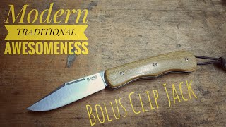 Lionsteel  CollectorKnives Bolus Clip  overwiew of a modern traditional pocket knife  WOW [upl. by Neibaf597]