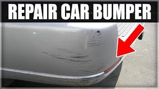 How to Repair a Scuffed or Damaged Car Bumper for less than 100 [upl. by Arah]