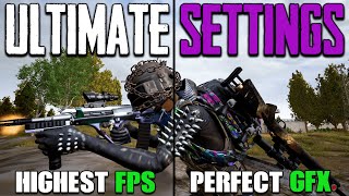 ULTIMATE PUBG SETTINGS GUIDE 2022  HIGHEST FPS BEST GRAPHICS  FULL COMPARISON  PUBG FREE TO PLAY [upl. by Eiuqcaj]