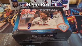 2024 Topps Baseball Series 1 Mega Box 1 Are Megas the Best [upl. by Neeleuqcaj]