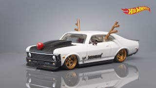 Red Nosed Chevy Nova Hot Wheels Custom [upl. by Yenial]