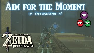 Zelda Breath of the Wild  Shae Loya Shrine  Aim for the Moment  Falcon Bow Location [upl. by Fahey601]