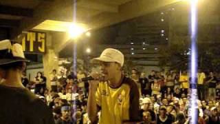 Duelo de MCs  120908  Vinição vs Das Quebbradas final [upl. by Skcirdnek]