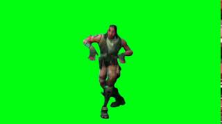 Fortnite Default Dance Greenscreen [upl. by Garate515]