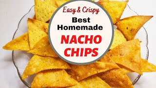 The Best Nacho Chips  Easy amp Crispy Nachos Recipe  Corn Nachos Recipe  Homemade Nachos Recipe [upl. by Hetti821]