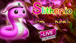 Slitherio  Live Streaming  11082024  JSK K i N G  JSK Team YT LiVE [upl. by Janine]