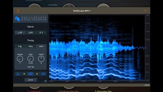 Oscilloscope amp Spectrogram  Analyzer Audio Unit  Demo With Practical Uses  For iOS [upl. by Cinda]