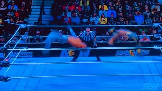 Ricochet vs Will Ospreay 10224 aewdynamite International Title Match Entrances pittsburgh [upl. by Riek]