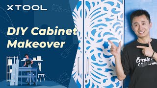 How to DIY Your Cabinet Makeover with xTool P2 CO2 Laser Cutter [upl. by Onateyac742]