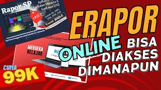 ✔️ ERAPOR BISA ONLINE  Cara Onlinekan eRapor Kurikulum Merdeka dan eRapor SP 2024 [upl. by Ayaladnot85]