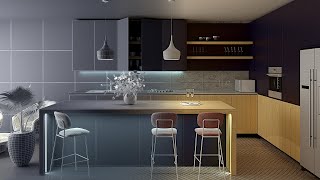 Master Kitchen Design with This 3Ds Max Tutorial [upl. by Hodess]