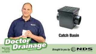 Capture Runoff with NDS Catch Basins  NDS Yard Drainage Systems [upl. by Ardnuhsal102]