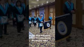 Ancom 2024 Philippines GLMOIPh entrée Ormoc Bay Masonic Lodge par le TSF Stephan BRET 33 66 90 95 [upl. by Noak]