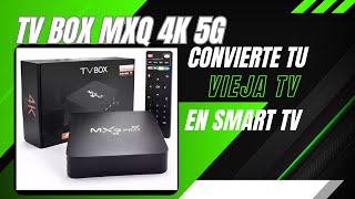 MXQ Pro 4K 5G Android TV Box 2GB RAM 16GB ROM Android 130 [upl. by Eelano196]