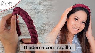 Decora tu DIADEMA con TRAPILLO Coqueta Macramé [upl. by Kriss]