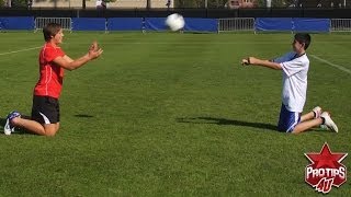 Soccer tips How to properly head the ball with Abby Wambach [upl. by Cleave469]