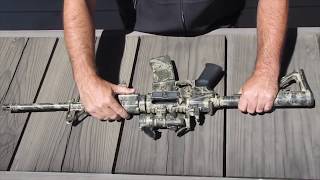 UPDATE VIDEO How to Camouflage a RifleAR15 [upl. by Milak]