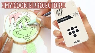 How To Decorate Cookies Using A Projector [upl. by Nadabb]