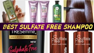 Sulphate and paraben free shampoos for dry and chemically treated hair Top 7 sulfate free Shampoo [upl. by Enneyehc693]