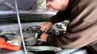 How to Change Spark Plugs and wires on 98 Toyota Tacoma 4 Cy [upl. by Alvin]