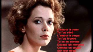 Pierre Bachelet  Emmanuelle 1974 avec lyrics Paroles [upl. by Miner]