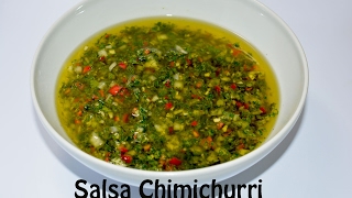 Como hacer Salsa chimichurri  2  Chimichurri Sauce [upl. by Nikolas60]