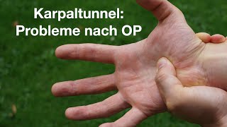 Operation des Karpaltunnelsyndroms  Immer noch Probleme [upl. by Freedman]