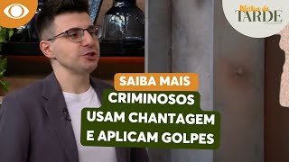 Chantagem virtual Criminosos usam nudes em nova tentativa de extorsão [upl. by Aisatsana]